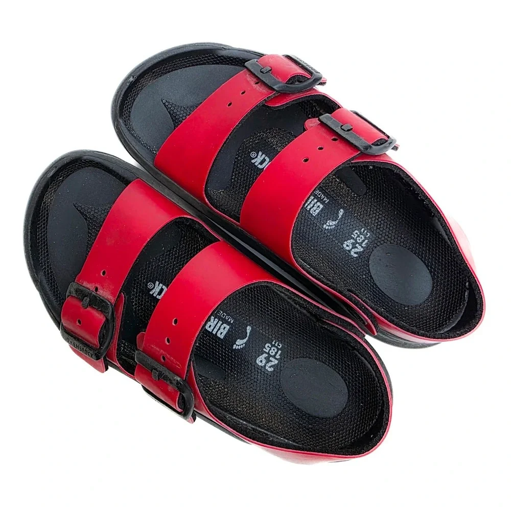Birkenstock Mogami Kids Sandals EU 29 US 11-11.5 Active Red Birko-Flor Germany
